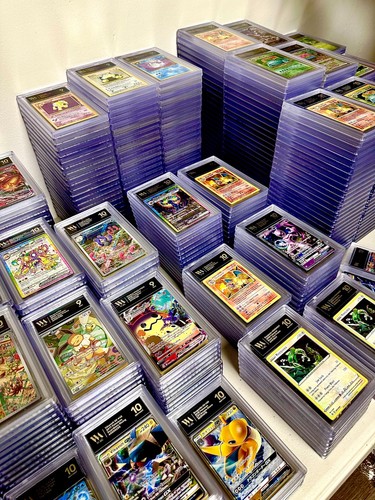 Lot graded pokemon card - lot,